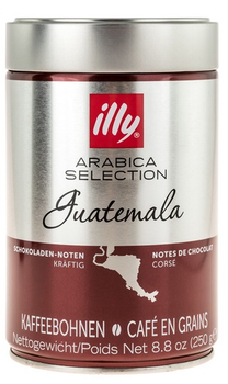 Кава в зернах Illy Arabica Selection Гватемала в металевій банці 250 г (8003753970073)