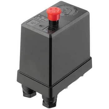 Прессостат 380В Intertool 10 bar блок автоматики для компрессора до 3 кВт выход 1/4" (000076120)