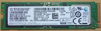 Накопичувач SSD M.2 NVMe 512Gb Samsung PM981 (MZVLB512HAJQ-000L7)