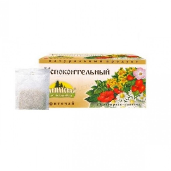 Фіточай Заспокійливий Карпатська лічниця 25 шт. у фільтр-пак. Украинский производитель