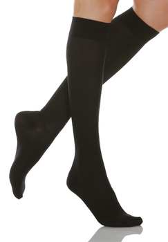 Компресійні гольфи RelaxSan Microfiber 1 клас компресії, 18-22 мм рт.ст. з мікрофіброю чорні 5 розмір (850М)