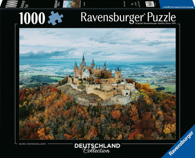 Puzzle Ravensburger Zamek Hohenzollernów 70 x 50 cm 1000 elementów (4005555007913)