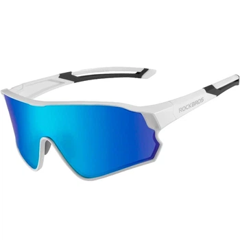 Очки спортивные поляризованные с UV защитой ROCKBROS SP179 Белые (RB-SP179-4718)