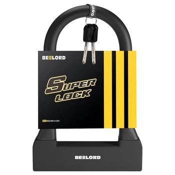 Замок скоба/U-подібний на велосипед BEELORD LKU-03 Чорний (BLD-LKU03-4884)