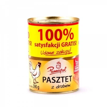Паштет Pamapol зі смаком курки 390г