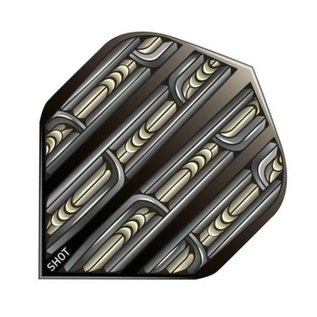 Хвостики для дротиків Shot Warrior Rutene Std. №2 Black - 3 шт.