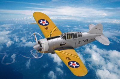 Модель літака для склеювання Hobby Boss US F2A Buffalo 1:72 (6939319202901)