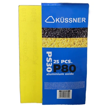 Наждачная бумага Kussner PS30, Р80, 115 x 280 мм, уп. 25 шт.