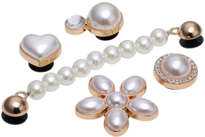 Przypinki jibbitz Dainty Pearl Jewelry 5 szt