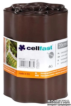 Газонный бордюр Cellfast 20x900 см Коричневый (30-013H)
