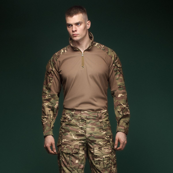 Боевая рубашка TAC-24 Ukrarmor ACS Multicam. Army Combat Shirt. Технология Near-Infrared Reflectance M/Long