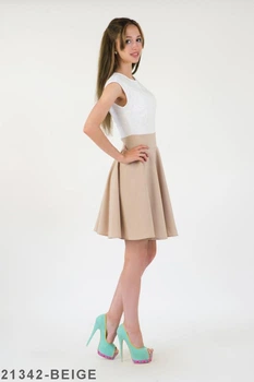 Жіноче плаття Подіум Allora 21342-BEIGE L Бежевий
