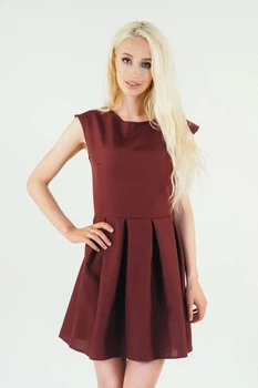 Женское платье Подіум Fox glowe 11203-BORDO XL Бордовый