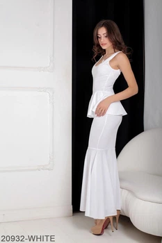 Женское платье Подіум Andrea 20932-WHITE S Белый