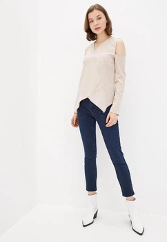 Женская блузка Подіум Maiza 21261-BEIGE XL Бежевый