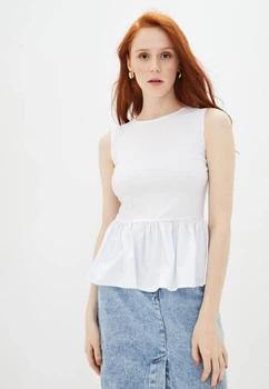Женская блузка Подіум Cornelia 21511-WHITE S Белый