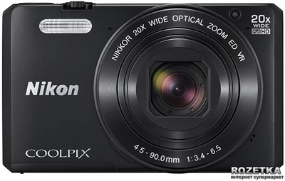 Фотоаппарат Nikon Coolpix S7000 Black (VNA800E1) Официальная гарантия!
