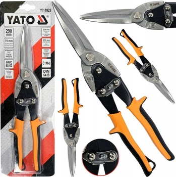 Удлиненные Ножницы по Металлу 290 мм YATO (YT-1922)