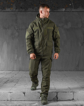 Тактический демисезонный костюм SoftShell 2XL олива (51851)