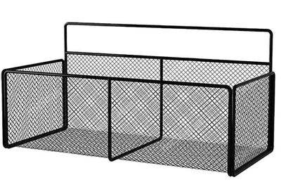 Настінна полиця Stenson TD01334-M/M50241-M 29.5х13.5х13 см залізо фарбоване Чорний