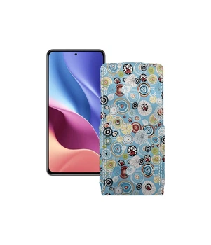 Чохол-фліп з екошкіри для телефону Xiaomi Redmi K40 2021 Кола-кольорові