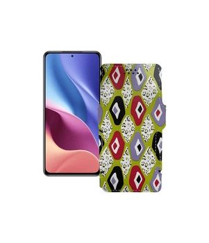 Чохол-книжка з екошкіри для телефону Xiaomi Redmi K40 2021 Камені-кольорові