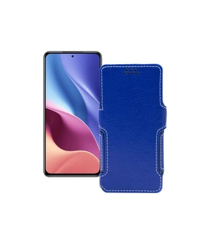 Чохол-книжка з екошкіри для телефону Xiaomi Redmi K40 2021 Синій