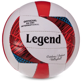 Мяч волейбольный LEGEND VB-3126 №5 PU белый-красный