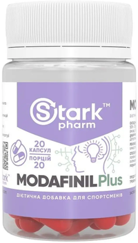 Модафініл, теанін, гуарана Stark Pharm Modafinil Plus 20 caps