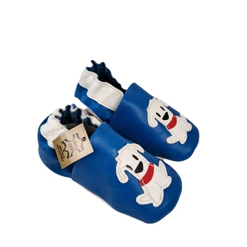 Чешки кожаные для мальчика Migros LIDL 8449.531 21 Синий