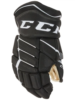 Краги CCM JETSPEED FT370 JR подростковые BLACK/WHITE Размер 12 JS370-JR-12-BW