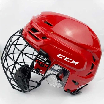 Шлем CCM TACKS 210 с решеткой RED Размер S T210C-R-S