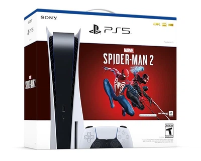 PlayStation 5 Bundle (825Gb, білий, Spider-Man 2)