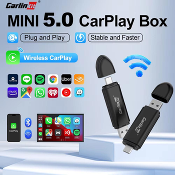 Адаптер Carlinkit Mini v5.0 для бездротового Apple CarPlay