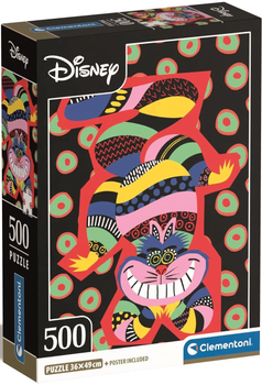 Puzzle Clementoni Compact The Cheshire Cat 500 elementów (8005125355334)