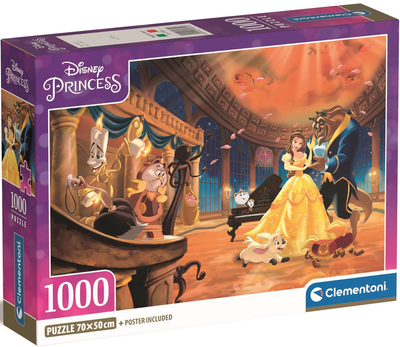 Puzzle Clementoni Compact Disney Princess 1000 elementów (8005125398546)