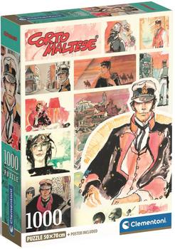 Puzzle Clementoni Compact Corto Maltese 1000 elementów (8005125398072)