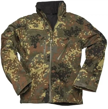 Куртка Softshell ветрозащитная и водонепроницаемая флектарн 10864021 Mil-Tec XL