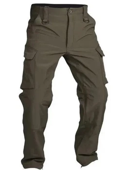 Брюки Mil-Tec Softshell Explorer водонепроницаемые зимние Olive 11360001 - L