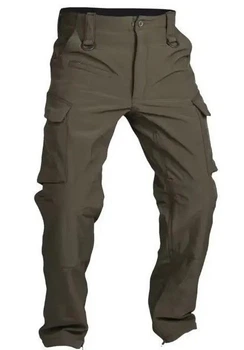 Брюки Mil-Tec Softshell Explorer водонепроницаемые зимние Olive 11360001 - XL