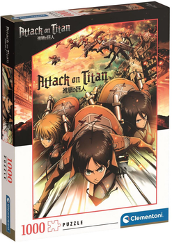 Puzzle Clementoni Anime Attack On Titans 1000 elementów (8005125397273)