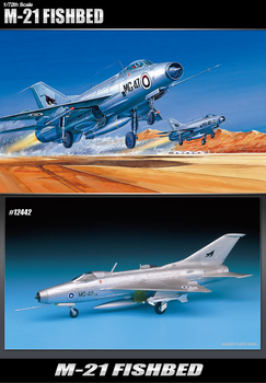 Model do sklejania Academy MIG-21 Fishbed 1:72 (603550016189)