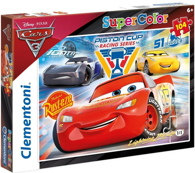 Puzzle Clementoni Super Kolor Cars 104 elementy (8005125270729)