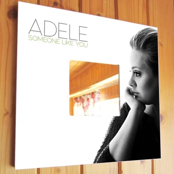 Зеркало "Певица Адель. Adele" подарок для фанатов поп-музыки, украшение интерьера в спальню, бар, кафе