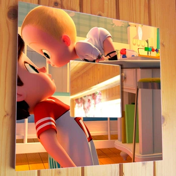 Декоративное зеркало "Босс-молокосос. The Boss Baby" подарок ребенку