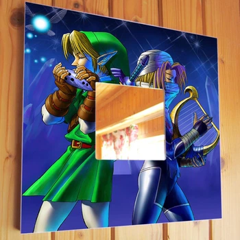 Декоративное зеркало "The Legend of Zelda. Dendy. Денди" подарок фанатам ретро игр, украшение детской комнаты