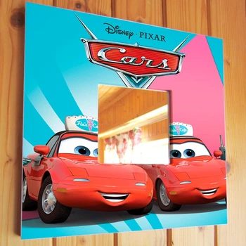 Зеркало с героями мультфильма "Тачки. Cars" украшение в детскую комнату, спальню ребенку