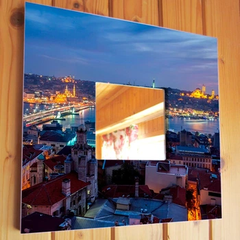 Декоративное зеркало "Ночной Стамбул. Турция. Istanbul" декор украшение для спальни, дома, кафе