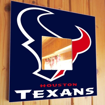 Зеркало "Houston Texans" американский футбол NFL команды, для фанатов НФЛ, подарок для спальни, спорт клуба, бара