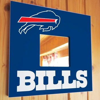 Зеркало "Buffalo Bills" американский футбол NFL команды, для фанатов НФЛ, подарок для спальни, спорт клуба, бара